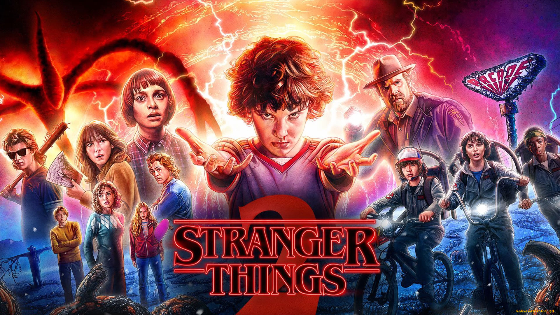 Обои Кино Фильмы Stranger Things (сериал), обои для рабочего стола,  фотографии кино фильмы, stranger things , сериал, stranger, things Обои для  рабочего стола, скачать обои картинки заставки на рабочий стол.